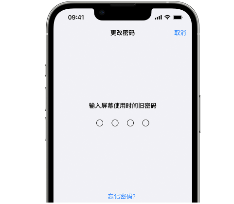 怀安iPhone屏幕维修分享iPhone屏幕使用时间密码忘记了怎么办 