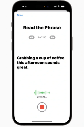 怀安apple维修站分享iPhone在15分钟内可学会并模仿你的声音