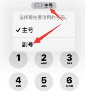 怀安苹果14维修店分享iPhone 14 Pro Max使用副卡打电话的方法 